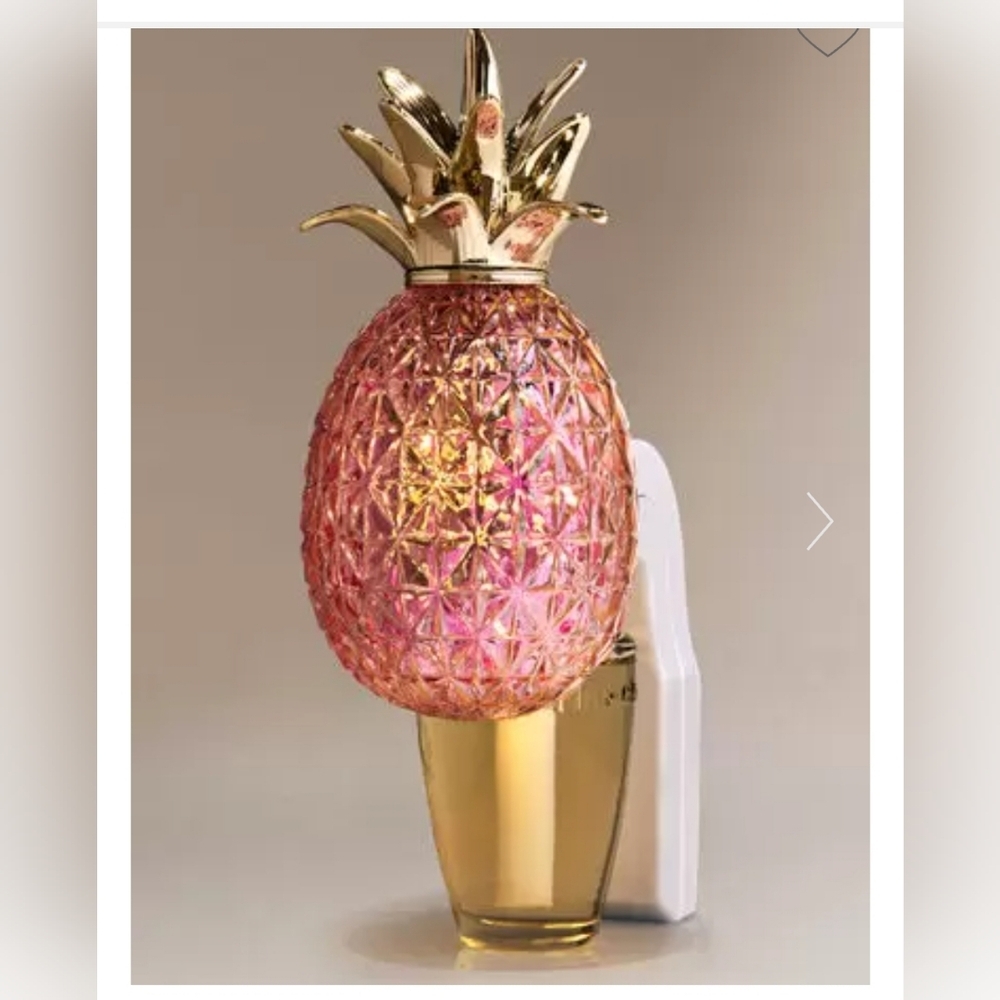 PINK PINEAPPLE NIGHTLIGHT WALLFLOWER PLUG BY BATH & BODY WORKS